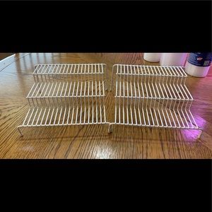 (2) metal spice racks - used - in good condition